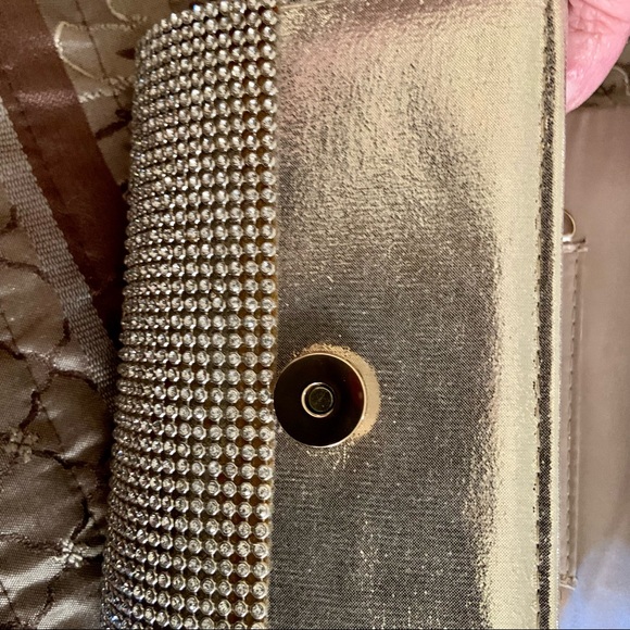 Diamanté Evening Clutch with shoulder chain - Picture 4 of 11